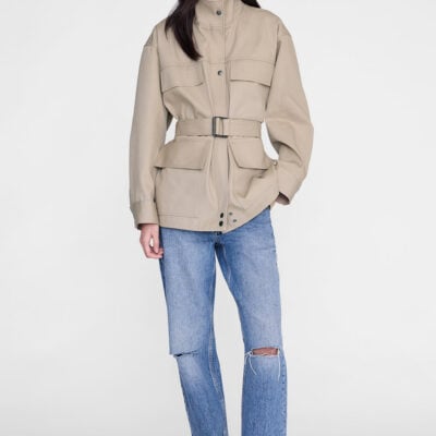 Anine Bing Odin Jacket - Beige — XXS - Image 1