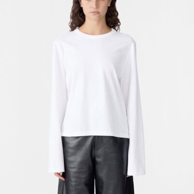 Bassike Wide Long Sleeve T-Shirt — XXS - Image 2