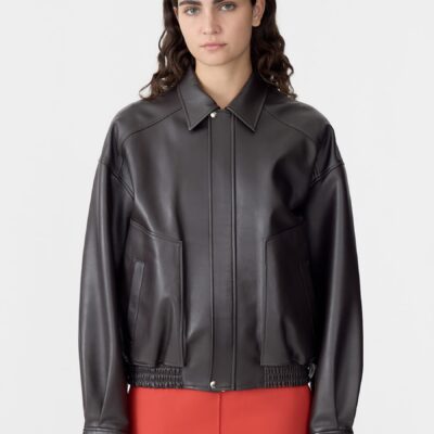Bassike Western Leather Jacket — 00 - Image 2