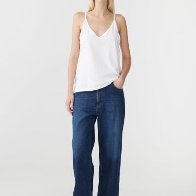 Bassike V Neck Jersey Camisole — XXS - Image 1