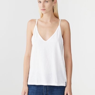 Bassike V Neck Jersey Camisole — XXS - Image 2
