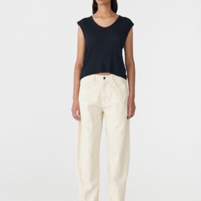 Bassike Twill Paneled Curve Pant — 00 - Image 1