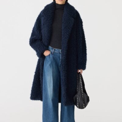 Bassike Textured Winter Coat — XXS - Image 1