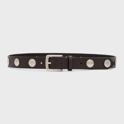 Bassike Studded Leather Belt - Image 1