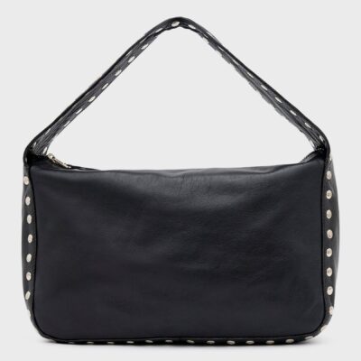 Bassike Slouch Studded Shoulder Bag — OSFA - Image 1