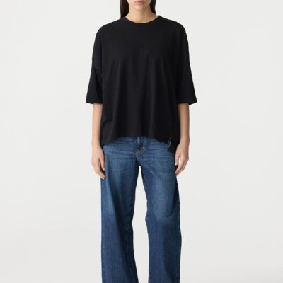 Bassike Slouch Side Step Short Sleeve T-Shirt — XXS - Image 1