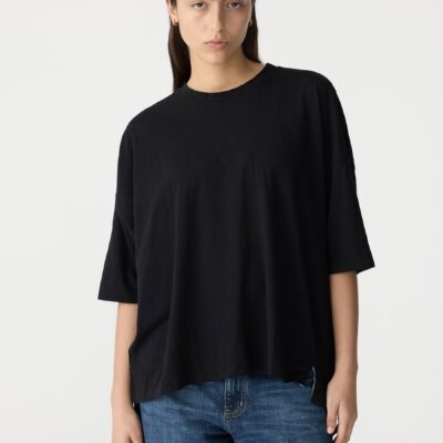 Bassike Slouch Side Step Short Sleeve T-Shirt — XXS - Image 2