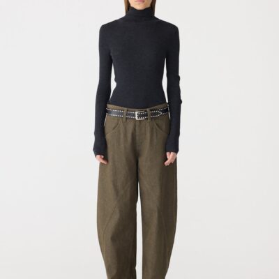 Bassike Panelled Curved Leg Jean — 24 - Image 1
