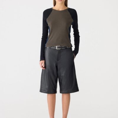 Bassike Paneled Baby Long Sleeve T-Shirt — XXS - Image 1