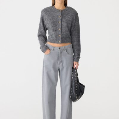 Bassike Padded Cashmere Cardigan — 00 - Image 1