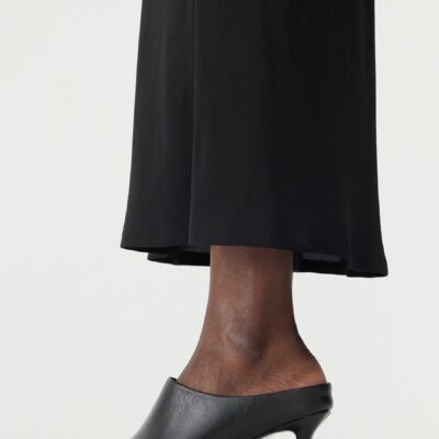 Bassike Open Toe Leather Mule — 35 - Image 2