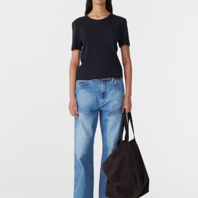 Bassike Minimal Suede Tote — OSFA - Image 2