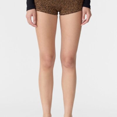 Bassike Melange Knitted Boyshorts — XS/S - Image 2