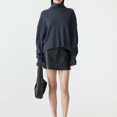 Bassike Heavy Waffle Raw Edge Sweat — XXS - Image 1