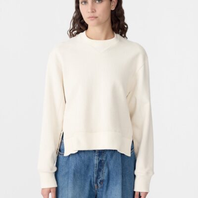 Bassike Fleece Split Detail Sweat — 0 - Image 2