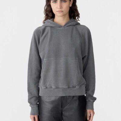 Bassike Fleece Hoodie — 00 - Image 2