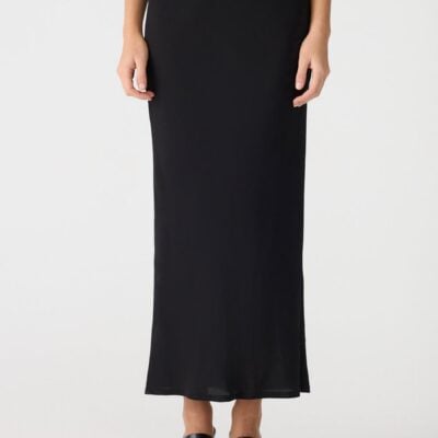 Bassike Fine Silk Crepe Slip Skirt — 00 - Image 2