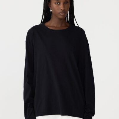 Bassike Boyfriend Heritage Long Sleeve T-Shirt — XXS - Image 2