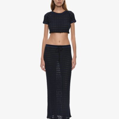 Christopher Esber Verano Stripe Skirt — XXS - Image 1