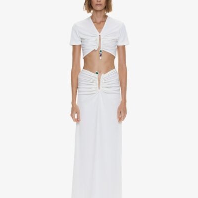 Christopher Esber Droplet Crystal Clasp Skirt — 4 - Image 1