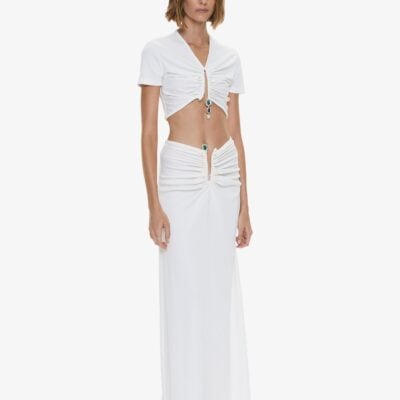 Christopher Esber Droplet Crystal Clasp Skirt — 4 - Image 2