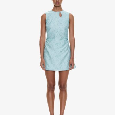 Christopher Esber Light Leak Jacquard Loophole Mini Dress — 4 - Image 1