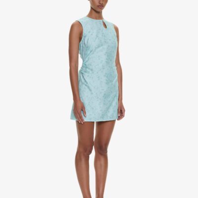 Christopher Esber Light Leak Jacquard Loophole Mini Dress — 4 - Image 2
