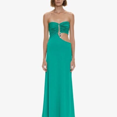 Christopher Esber Droplet Crystal Pendant Strapless Dress — 4 - Image 1