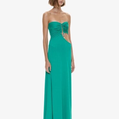 Christopher Esber Droplet Crystal Pendant Strapless Dress — 4 - Image 2