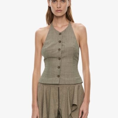 Christopher Esber Banyan Tailored Backless Vest — 4 - Image 1