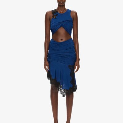 Christopher Esber Hibiscus Embroidered Fold Up Tank — 4 - Image 2