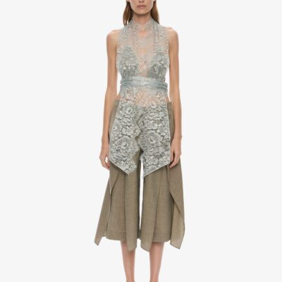 Christopher Esber Moonlit Patina Lace Scarf Top — 4 - Image 2