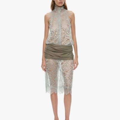 Christopher Esber Moonlit Patina Lace Zipped One Piece — 4 - Image 2
