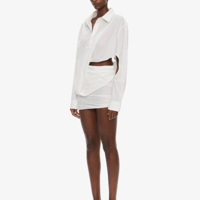 Christopher Esber Aiba Draped Shirt Dress — 4 - Image 2