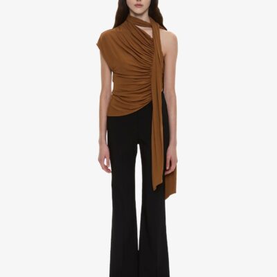 Christopher Esber Vienna Jersey Scarf Top — 4 - Image 2