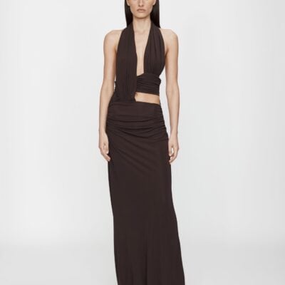 Christopher Esber Draped Cummerbund Jersey Dress — 4 - Image 1