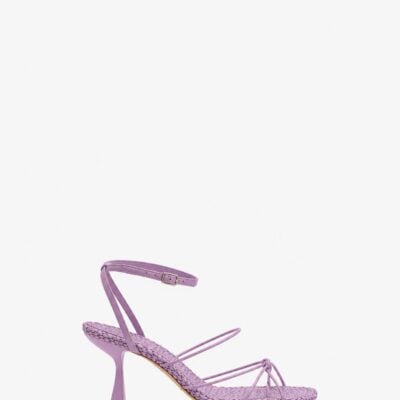 Christopher Esber Blaze Raffia Suede Heel — 37 - Image 1