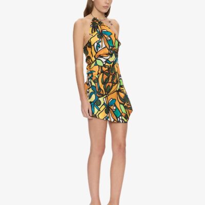 Christopher Esber Tropic Nouveau Scarf Mini Dress — 4 - Image 2