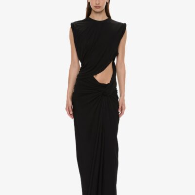 Christopher Esber Twisted Lever Rolled Up Tee Dress — 4 - Image 1