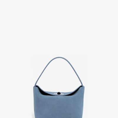 Christopher Esber Turnlock Suede Mini Bag - Image 1