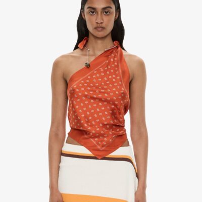Christopher Esber Bandana Scarf Tie Top — 4 - Image 1