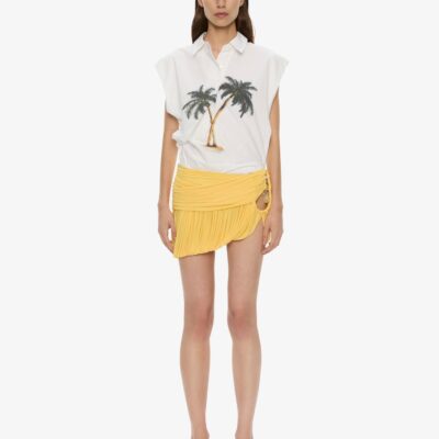 Christopher Esber Mirage Palm Tornado Sleeveless Shirt — 4 - Image 2