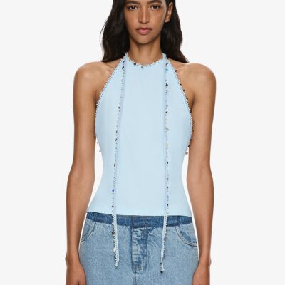 Christopher Esber Beach Quartz Halter Lycra Top — 4 - Image 1