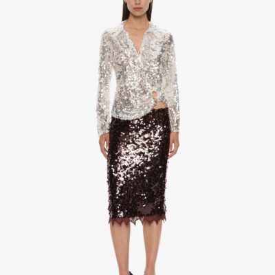 Christopher Esber Opaline Sequin Skirt — 4 - Image 1