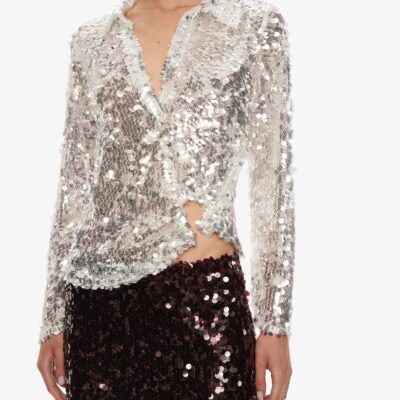 Christopher Esber Opaline Sequin Skirt — 4 - Image 2