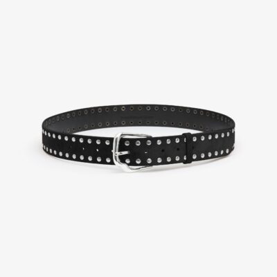 Christopher Esber Maverick Suede Studded Belt — 70 - Image 1