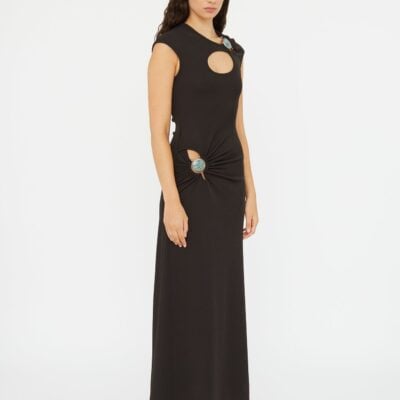 Christopher Esber Mineral Stone Hollow Tee Dress — 4 - Image 2