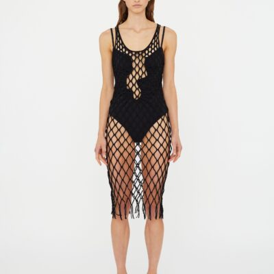 Christopher Esber Knitted Mesh Tank Dress — XXS - Image 1