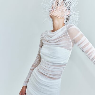 Christopher Esber Veiled Tulle Overlay Gown — 4 - Image 2