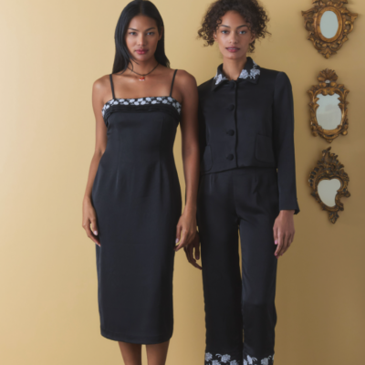 Ciao Lucia Gilly Black Satin Pant — 0 - Image 1